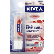 Nivea Lip Care, Berry Swirl, Cranberry & Raspberry
