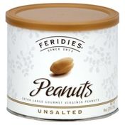 Feridies Peanuts, Extra Large Gourmet Virginia, Unsalted