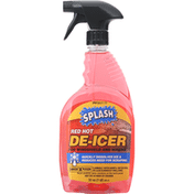 Splash De-Icer, Red Hot, For Windshield and Wipers