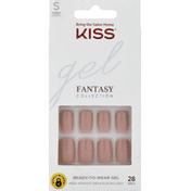 Kiss Nail Kit, Gel, Fantasy Collection, Short Length