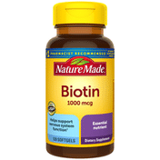 Nature Made Biotin 1000 mcg Softgels