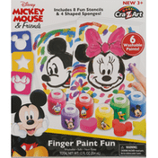 Cra-Z-Art Finger Paint Fun, Disney Mickey Mouse & Friends