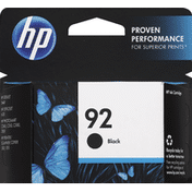 HP Ink Cartridge, Black 92