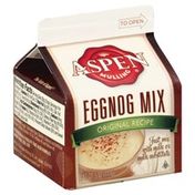Aspen Mulling Eggnog Mix, Original Recipe, Carton