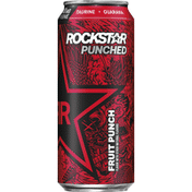 Rockstar Energy Drink, Fruit Punch, Punched