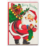 Hallmark Vintage Santa Christmas Cards With Envelopes