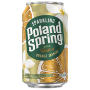 Poland spring Sparkling Water, Jasmine Orange