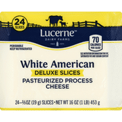 Lucerne Cheese, Deluxe Slices, White American