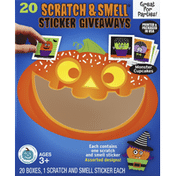Mello Smello Sticker Giveaways, Scratch & Smell