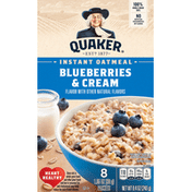 Quaker Instant Oatmeal, Blueberries & Cream