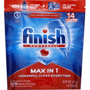 Finish Automatic Dishwasher Detergent, Max in 1