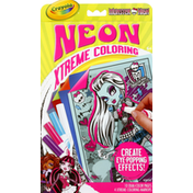 Crayola Coloring Kit, Neon, Monster High