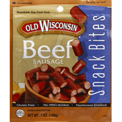 Old Wisconsin Snack Bites, Beef Sausage