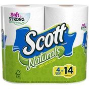 Scott Naturals Mega Rolls Bathroom Tissue