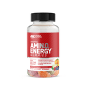 Optimum Nutrition Amino Energy Gummies with Caffeine, Assorted Fruity Flavors