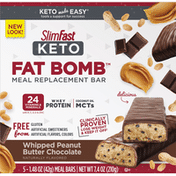 SlimFast Keto Whipped Peanut Butter Chocolate Meal Bars