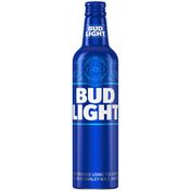 Bud Light Beer Aluminum Bottle