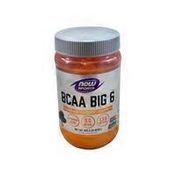 Now Sports Bcaa Big 6 5 G Amino Acids/endurance/recovery Betaine 1.5 G Dietary Supplement Powder, Grape