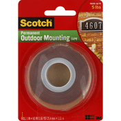 Scotch Mounting Tape, Exterior, Super Strong, 1-Inch