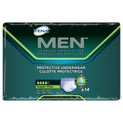 Tena Incontinence Underwear For Men, Protective, Super Plus Absorbency, Extra Large