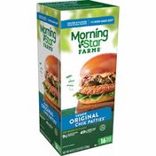 Morning Star Farms Meatless Chicken Patties, Plant Based Protein Vegan Meat, Original
