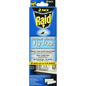 Raid Fly Trap, Discreet Window, 2 Pack