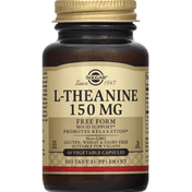 Solgar L-Theanine, 150 mg, Vegetable Capsules