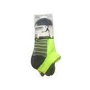 Secret Collection Green White & Black No Show With Heel Tab Active Socks