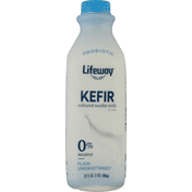 Lifeway Kefir, 0% Milkfat, Plain Unsweetened