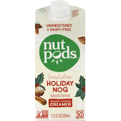 Nutpods Creamer, Almond + Coconut, Holiday Nog