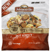 Johnsonville Sliced Sausage, Hot & Spicy