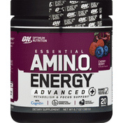 Optimum Nutrition Amino Energy, Advanced, Cherry Berry