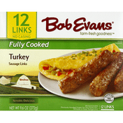 Bob Evans Farms Turkey Sausage, Links, No Casing