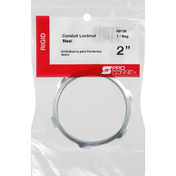 Pro Connex Steel Locknut, Conduit, Rigid, 2 Inches