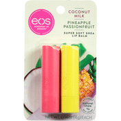eos Lip Balm, Super Soft Shea, Coconut Milk/Pineapple Passionfruit