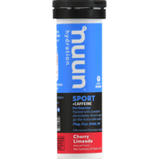 Nuun Sport + Caffeine, Tablets, Cherry Limeade