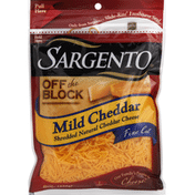 Sargento Shredded Cheese, Fine Cut, Mild Cheddar