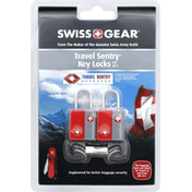 Swiss Gear Travel Sentry Key Locks, Travel Sentry, Red