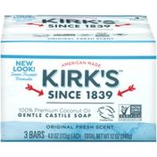 Kirk's Original Fresh Scent Gentle Castile Soap
