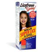 Licefreee! Spray Non-Toxic Head Lice Treatment with Metal Lice Comb