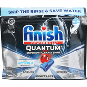 Finish Automatic Dishwasher Detergent, Quantum, Activblu Technology, Tabs