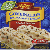 Larrys Mashed Potatoes, Combination Bacon, Onion & Tomato