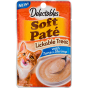 Delectables Lickable Treat, with Tuna & Shrimp, for Cats