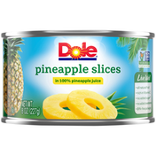 Dole Pineapple Slices in 100% Pineapple Juice