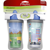 Playtex Spill-Proof Cups, 9 oz, Stage 3 (12+ Mos)