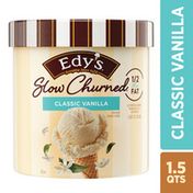 Edy's/Dreyer's Slow Churned Classic Vanilla Light Ice Cream 1.5 qt