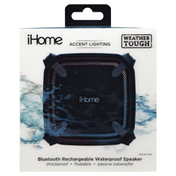iHome Bluetooth Speaker, Rechargeable, Waterproof