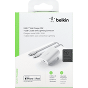 Belkin Wall Charger, 18 Watts, USB-C