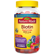 Nature Made Biotin 3000 mcg Gummies