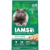 IAMS Healthy Senior Dry Cat Food with Chicken